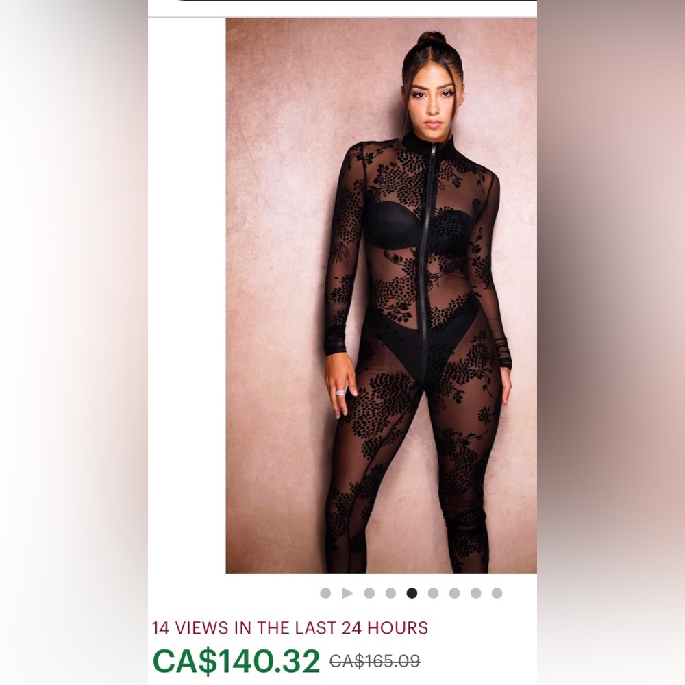Floral Lace Print Bodysuite